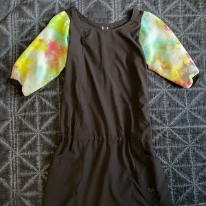 Arc’teryx dress with puff sleeves